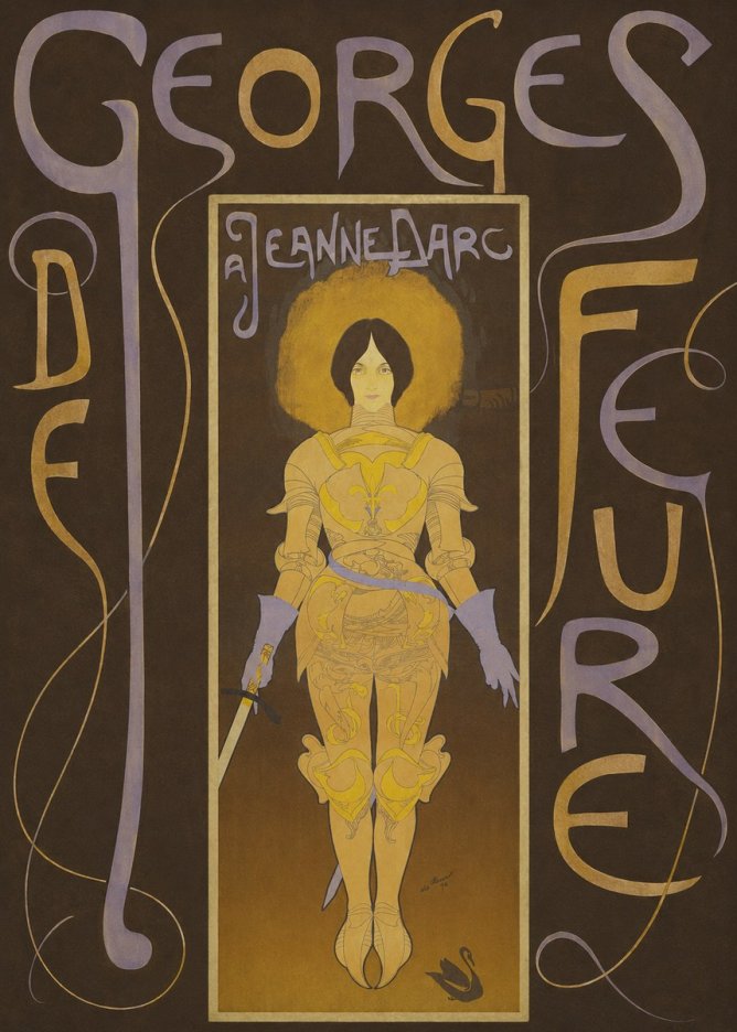Georges de Feure À Jeanne D'arc No5 - Plakát