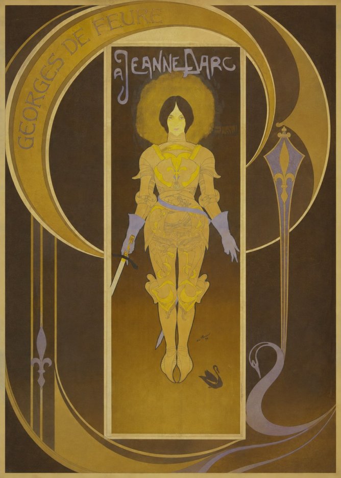 Georges de Feure À Jeanne D'arc No6 - Plakát