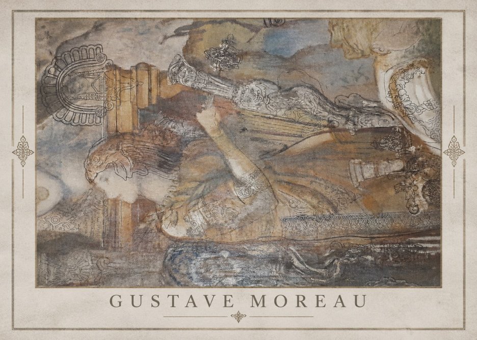 Gustave Moreau Study for the Triumph of Death No2 - Plakát