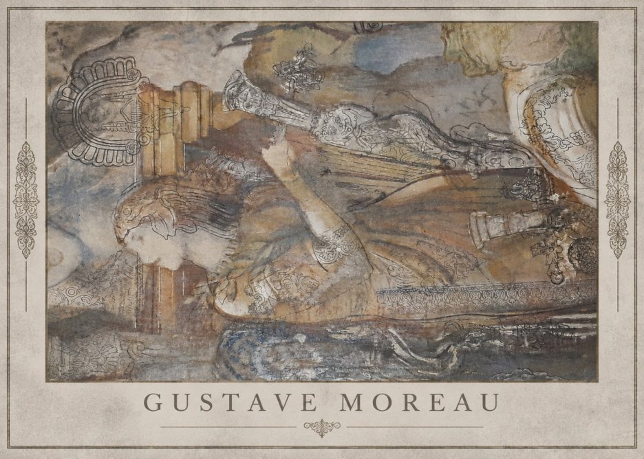Gustave Moreau Study for the Triumph of Death No3 - Plakát