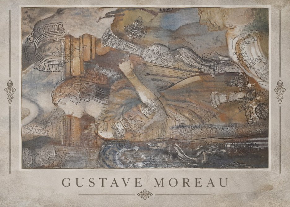 Gustave Moreau Study for the Triumph of Death No5 - Plakát