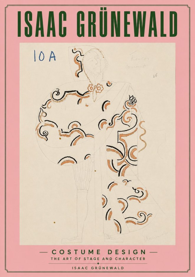 Isaac Grünewald Costume Design VIII No5 - Plakát