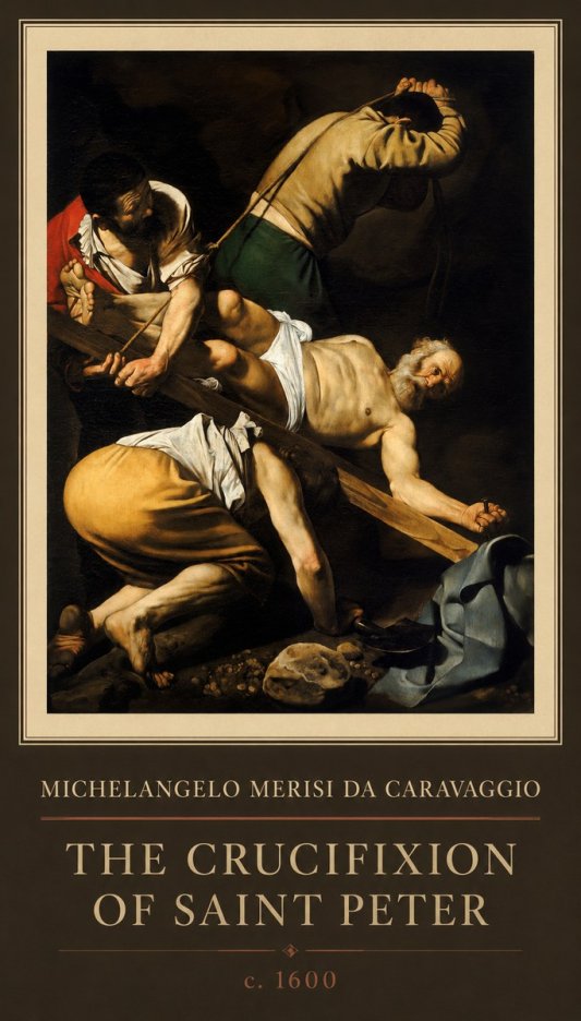 Michelangelo Merisi da Caravaggio The Crucifixion of Saint Peter II No1 - Plakát