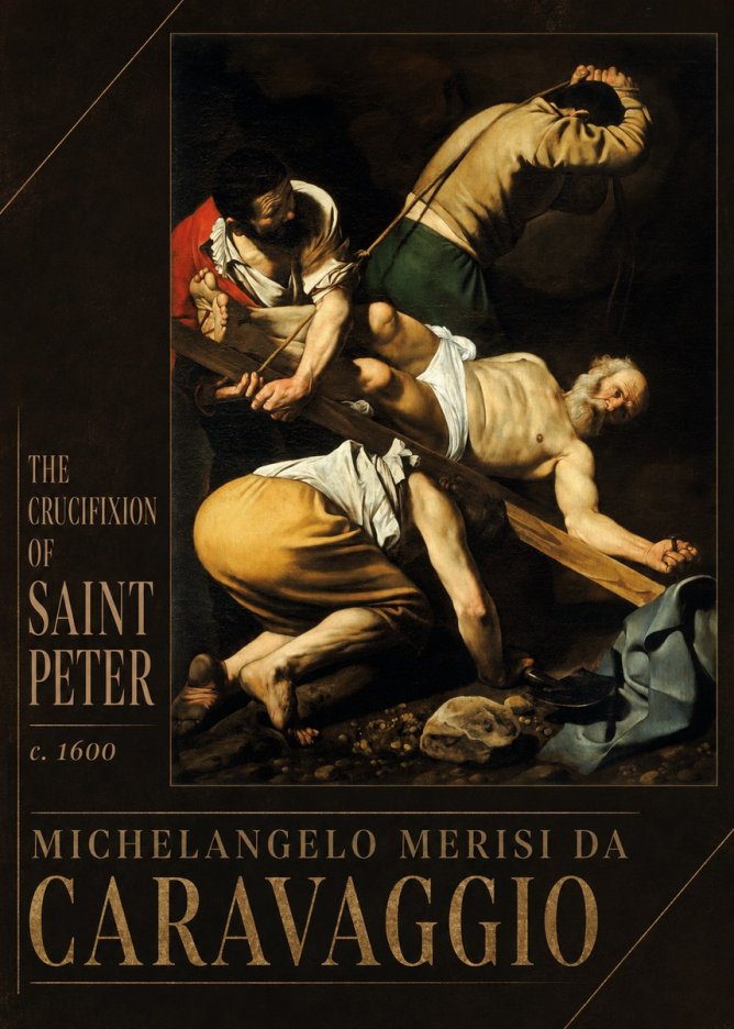Michelangelo Merisi da Caravaggio The Crucifixion of Saint Peter II No2 - Plakát