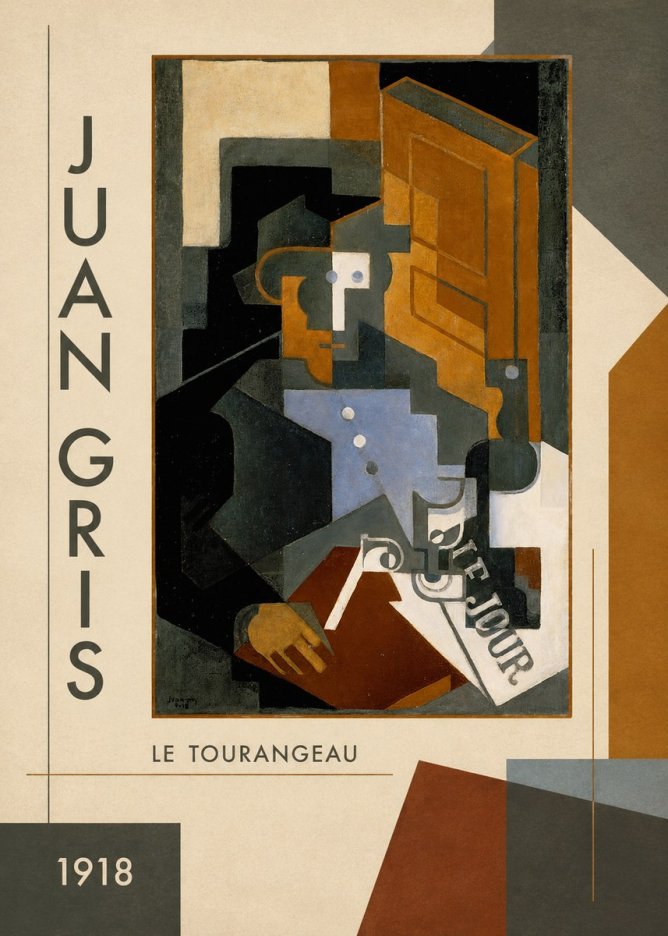 Juan Gris Le Tourangeau No3 - Plakát