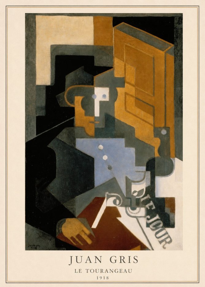 Juan Gris Le Tourangeau No4 - Plakát