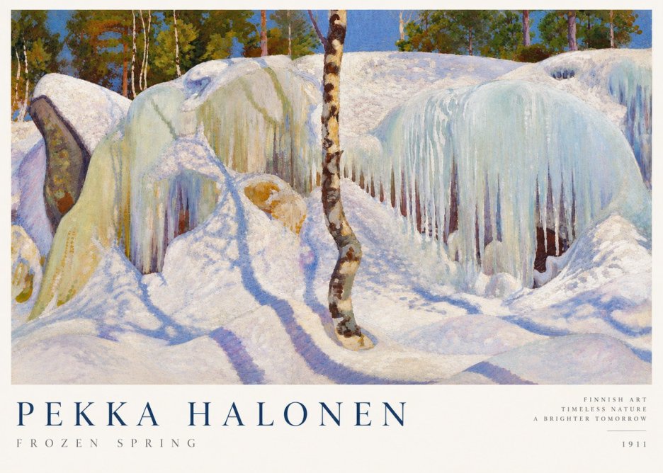 Pekka Halonen Frozen Spring No3 - Plakát
