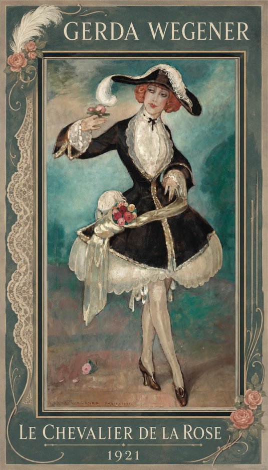 Gerda Wegener Le Chevalier De La Rose No1 - Plakát