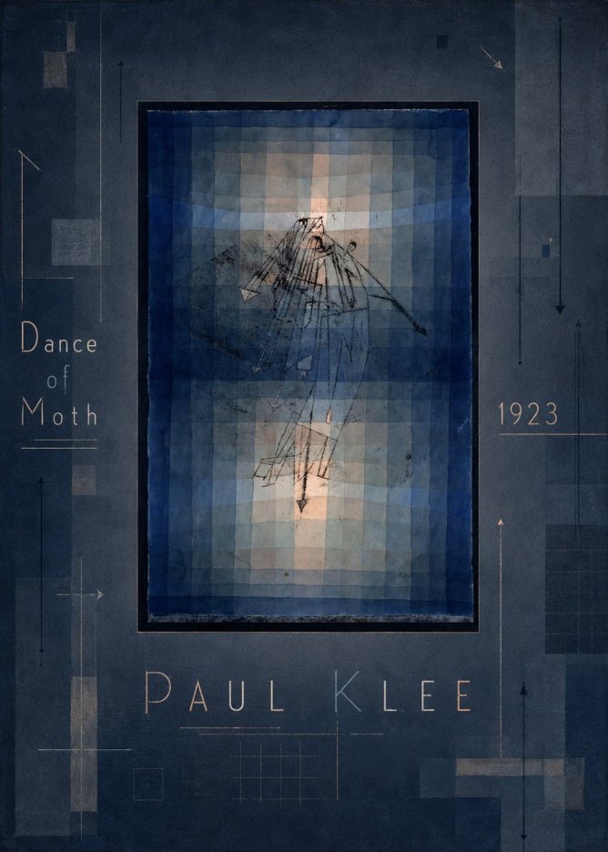 Paul Klee Dance of Moth No3 - Plakát