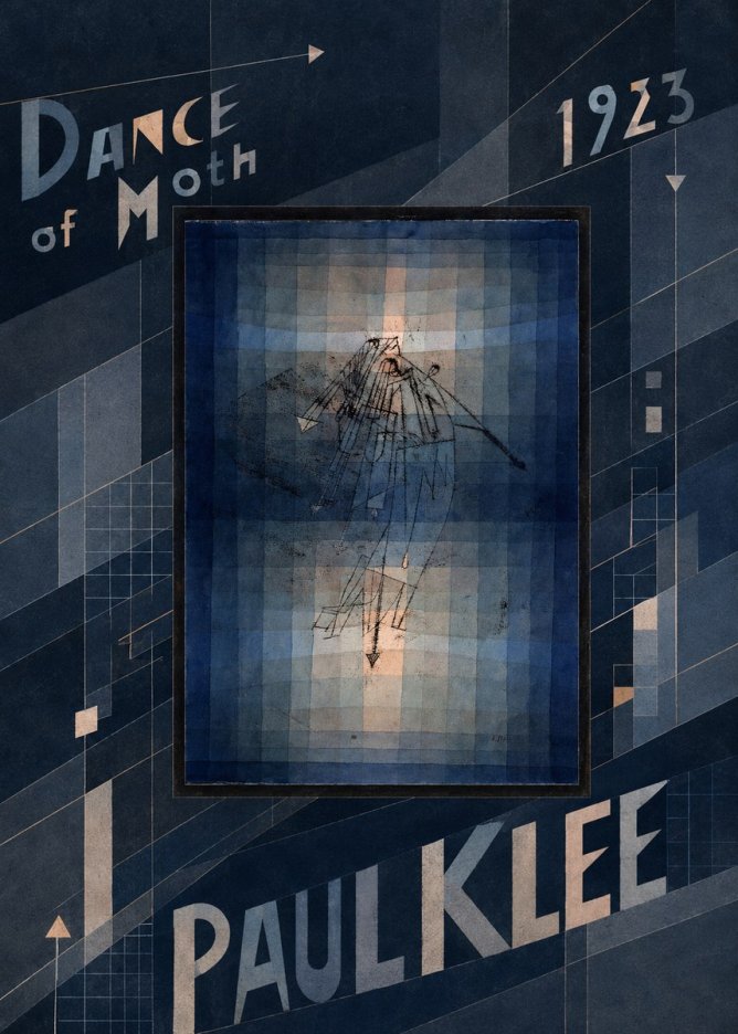 Paul Klee Dance of Moth No6 - Plakát