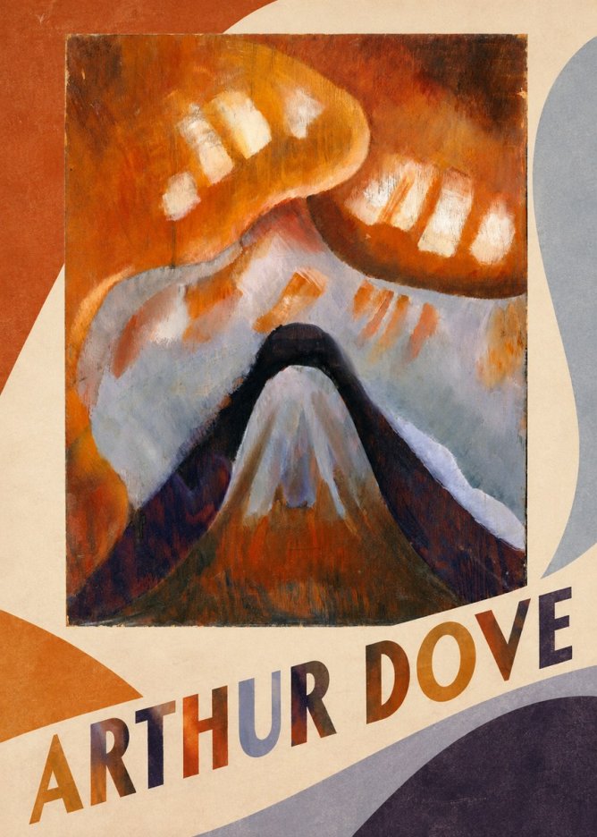 Arthur Dove Snowstorm No5 - Plakát