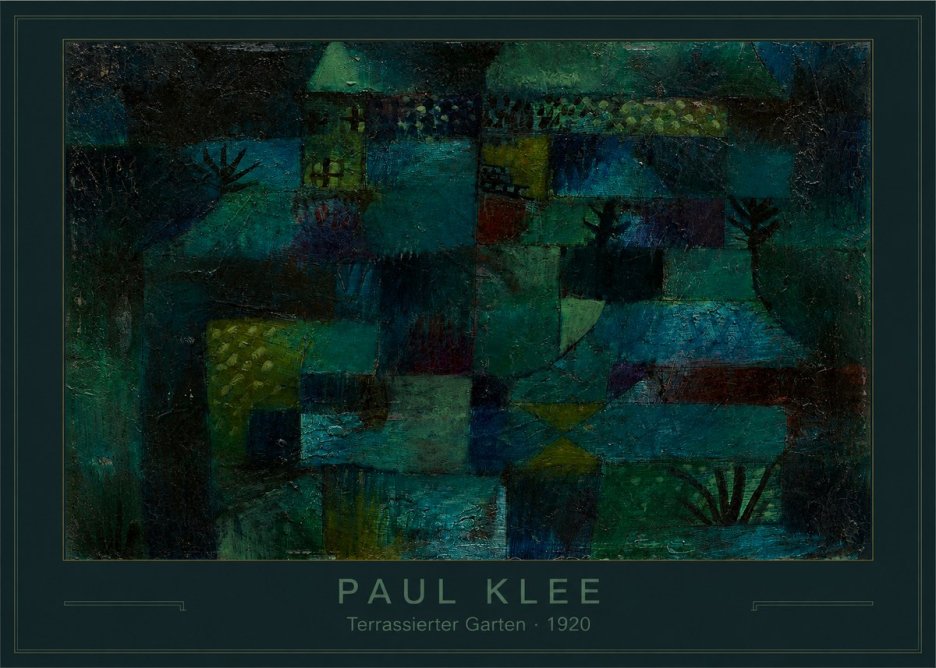 Paul Klee Terrassierter Garten No3 - Plakát
