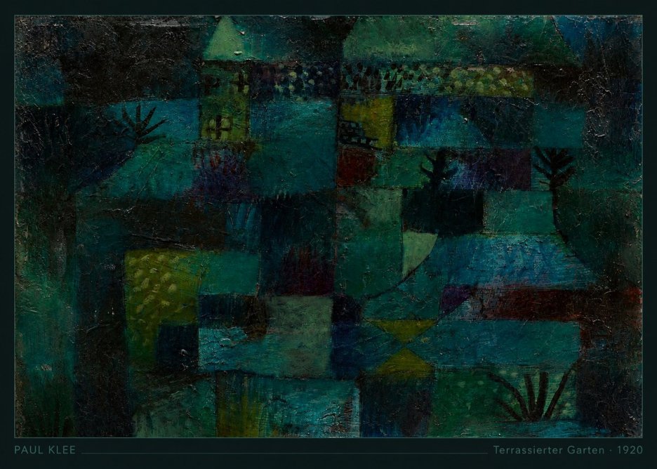 Paul Klee Terrassierter Garten No4 - Plakát