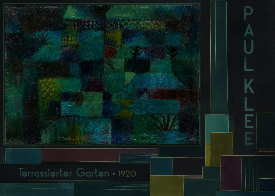 Paul Klee Terrassierter Garten No5 - Plakát