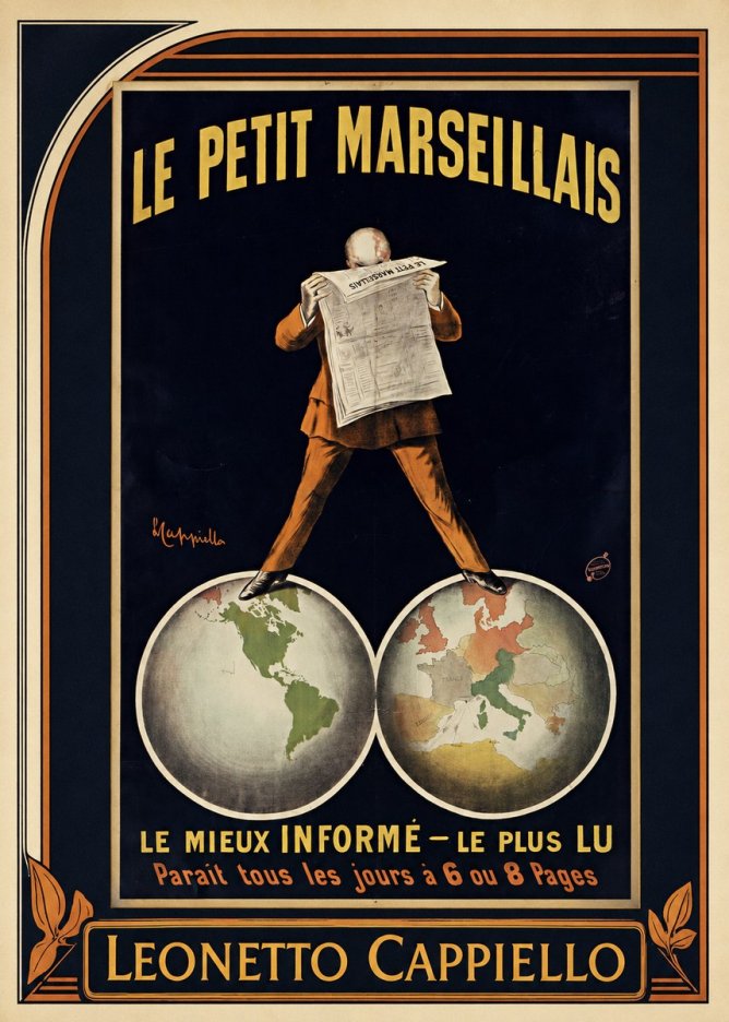 Leonetto Cappiello Le Petit Marseillais No1 - Plakát