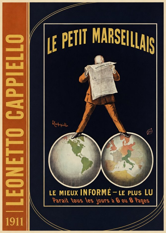Leonetto Cappiello Le Petit Marseillais No2 - Plakát