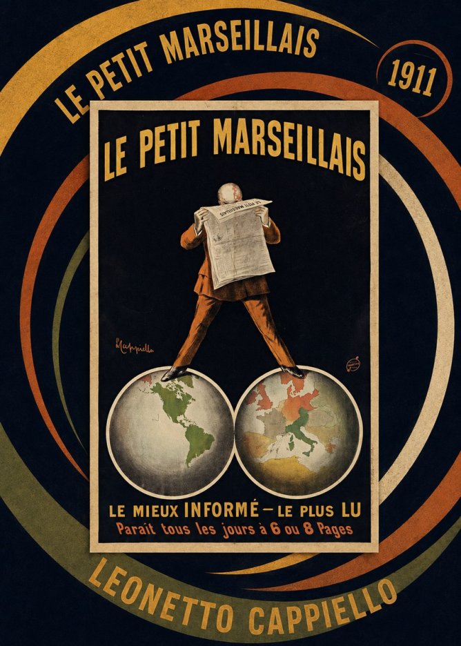 Leonetto Cappiello Le Petit Marseillais No4 - Plakát