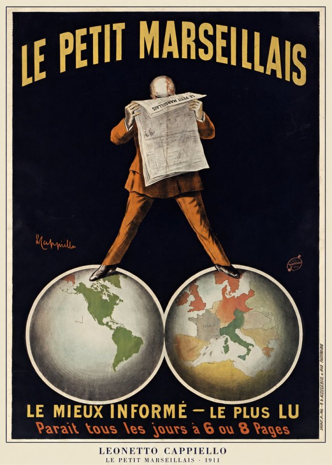 Leonetto Cappiello Le Petit Marseillais No5 - Plakát