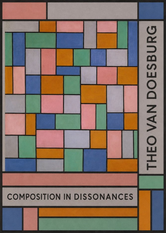 Theo van Doesburg Composition in Dissonances No2 - Plakát