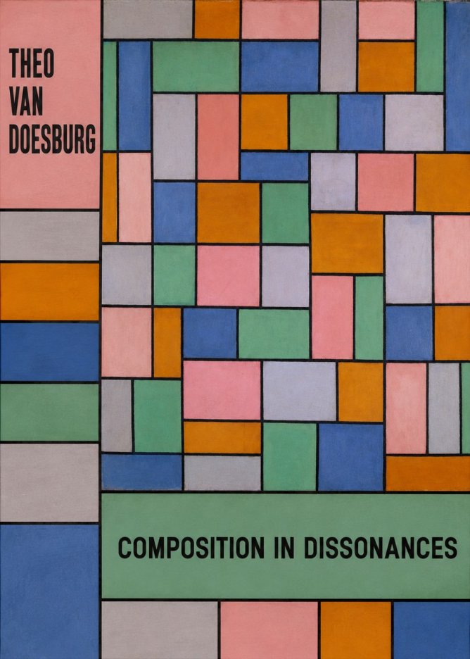 Theo van Doesburg Composition in Dissonances No5 - Plakát