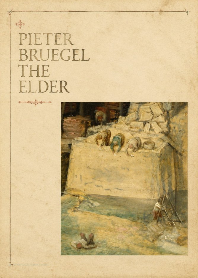 Pieter Bruegel Figures on the Embankment No4 - Plakát