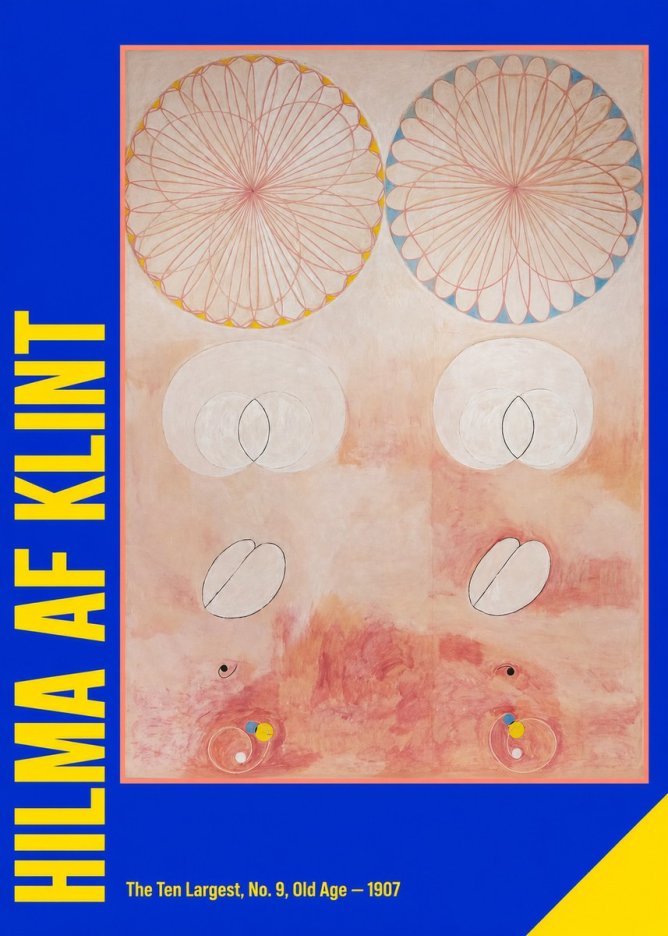 Hilma af Klint The Ten Largest, No. 9, Old Age – 1907 No2 - Plakát