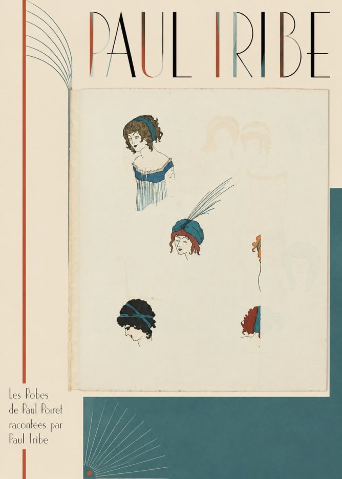 Paul Iribe Les Robes De Paul Poiret Racontées Par Paul Iribe No5 - Plakát