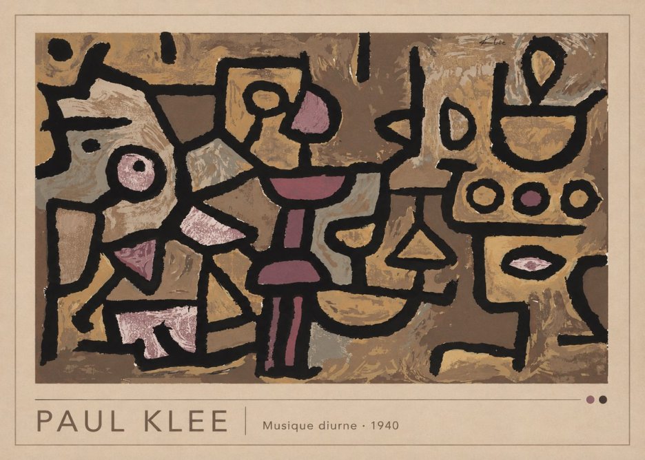 Paul Klee Musique Diurne No2 - Plakát