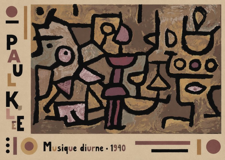 Paul Klee Musique Diurne No3 - Plakát