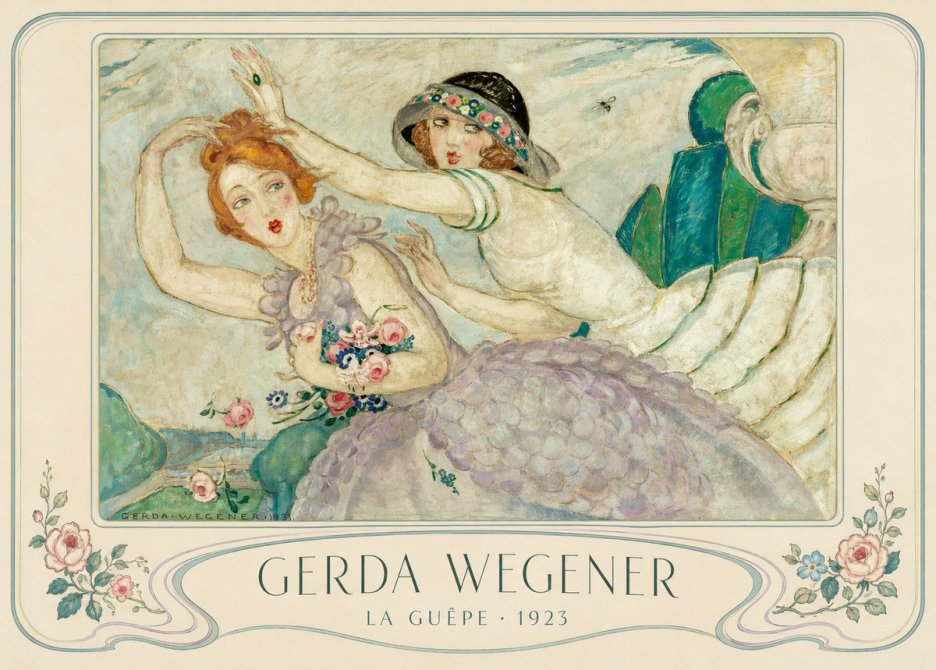 Gerda Wegener La Guêpe No3 - Plakát