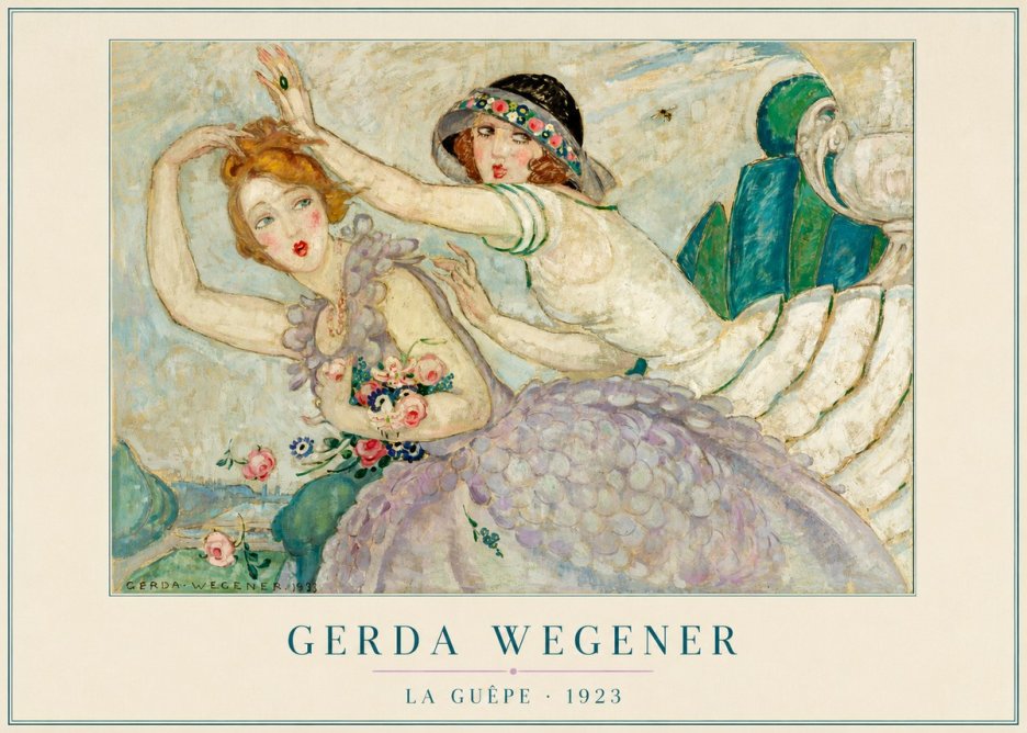 Gerda Wegener La Guêpe No5 - Plakát