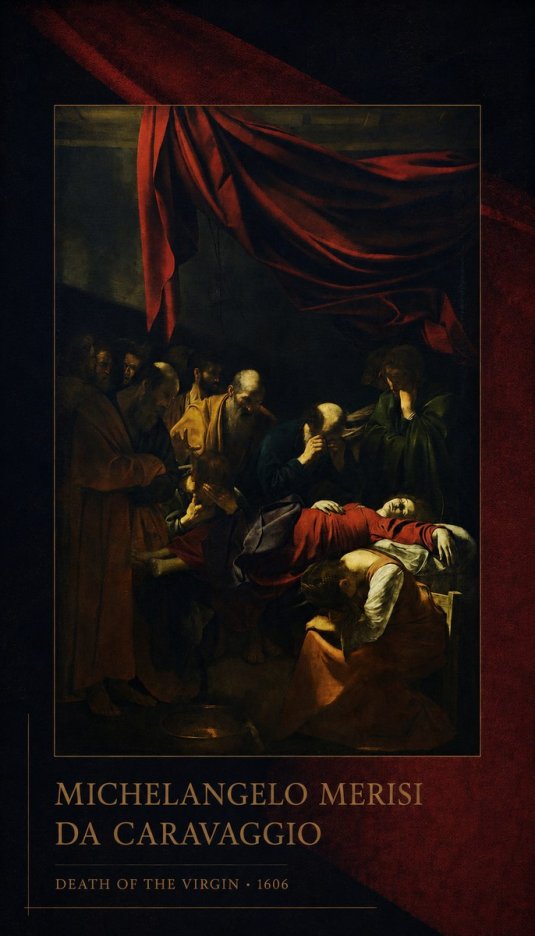 Michelangelo Merisi da Caravaggio Death of the Virgin No2 - Plakát
