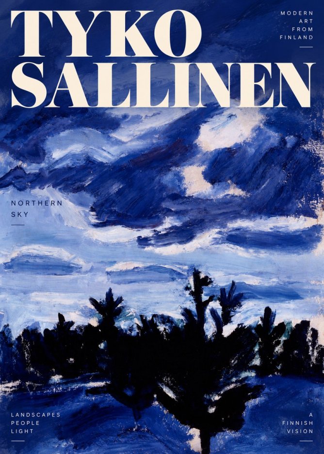 Tyko Sallinen Northern Sky No2 - Plakát