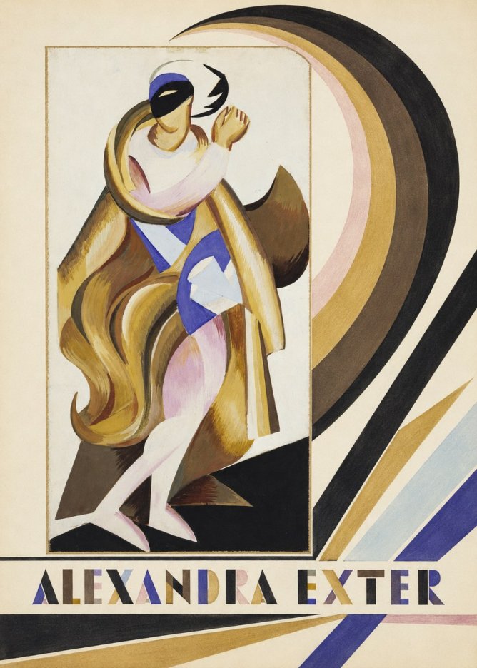 Alexandra Exter Art Deco Figure No4 - Plakát