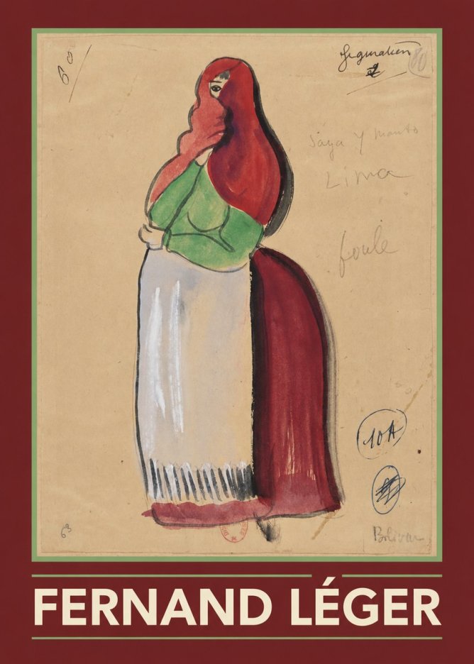 Fernand Léger Saja Y Manto Lima No1 - Plakát