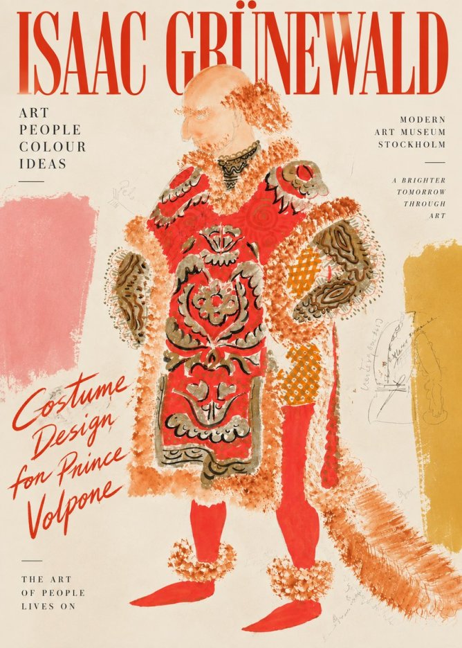 Isaac Grünewald Costume Design for a Theatre Production No4 - Plakát