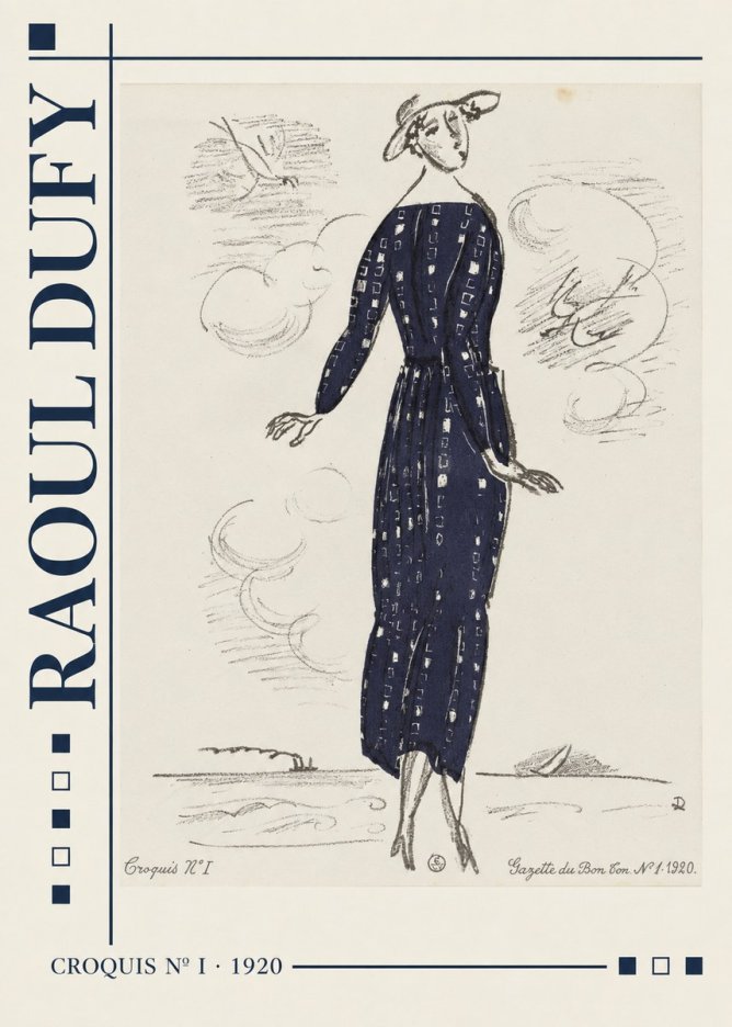 Raoul Dufy Croquis N° I · 1920 No2 - Plakát