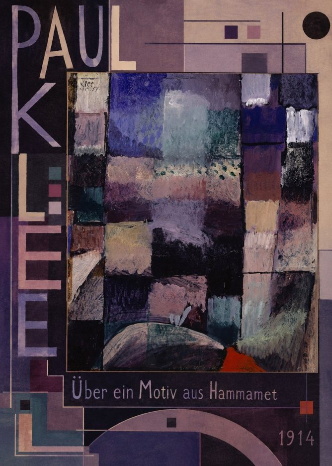 Paul Klee Über Ein Motiv Aus Hammamet No6 - Plakát