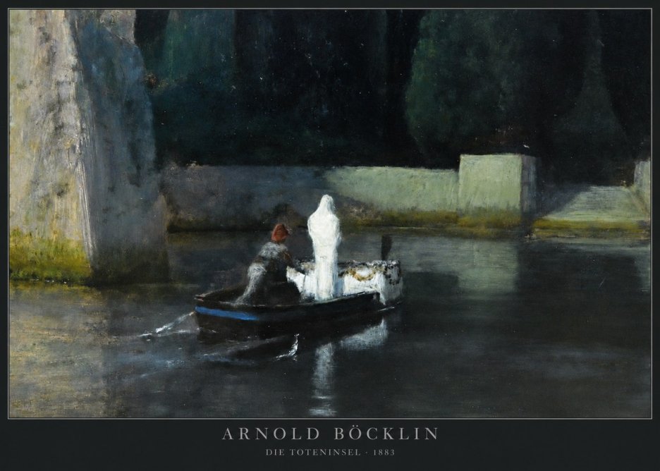 Arnold Böcklin Die Toteninsel IV No2 - Plakát