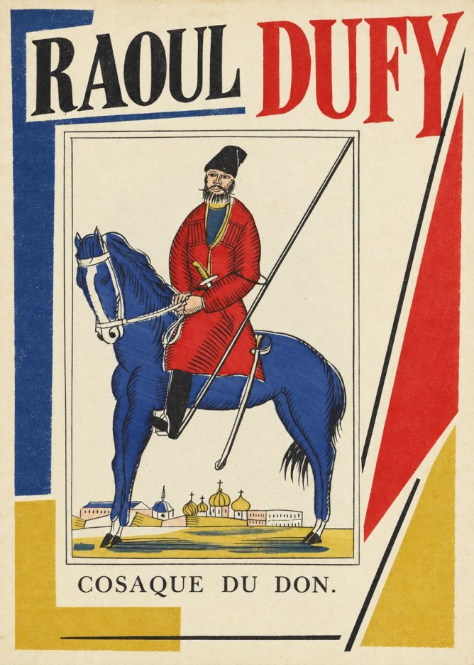 Raoul Dufy Cosaque Du Don. No2 - Plakát