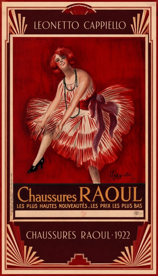 Leonetto Cappiello Chaussures Raoul No1 - Plakát