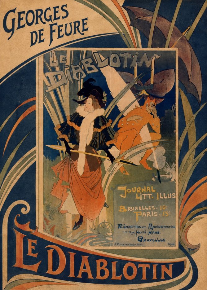 Georges de Feure Le Diablotin II No2 - Plakát