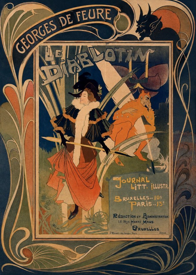 Georges de Feure Le Diablotin II No5 - Plakát