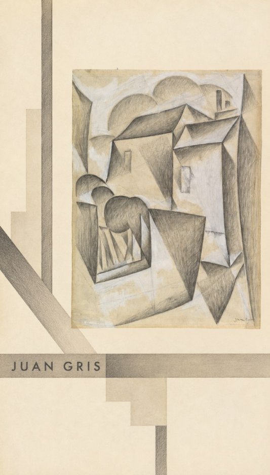 Juan Gris Houses in Paris No4 - Plakát
