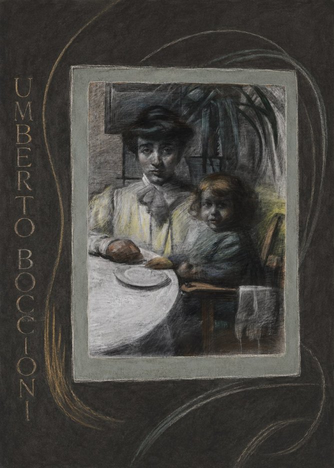 Umberto Boccioni Mother and Sister No3 - Plakát