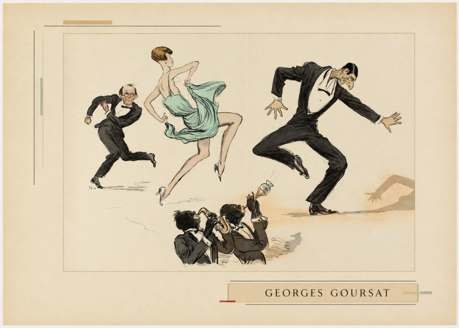 Georges Goursat Georges Goursat III No4 - Plakát