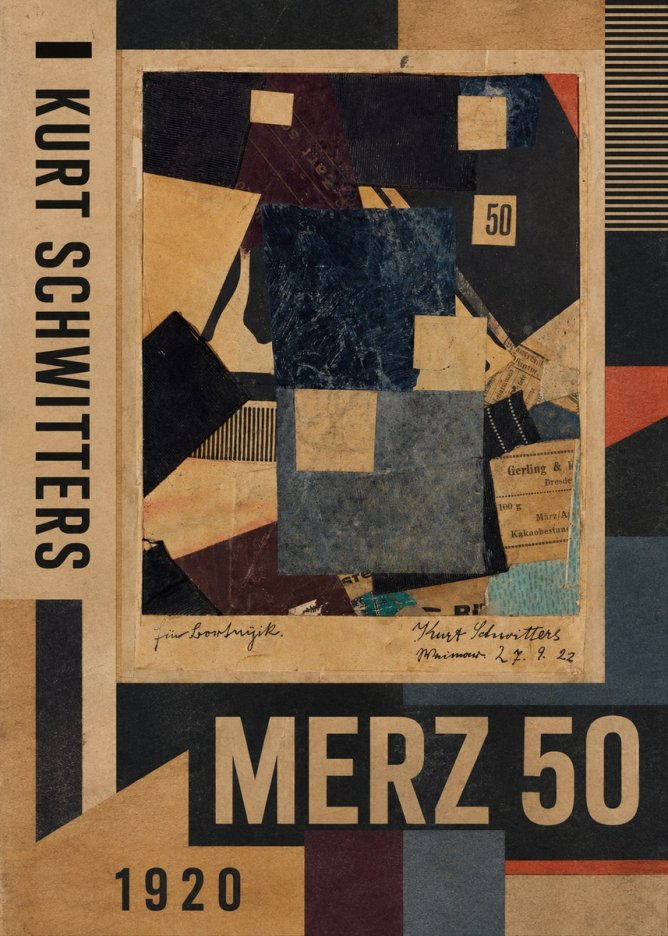 Kurt Schwitters Merz 50 No1 - Plakát