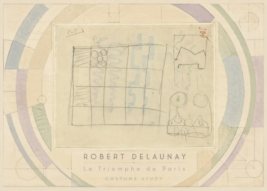 Robert Delaunay Le Triomphe De Paris - Costume Study No3 - Plakát