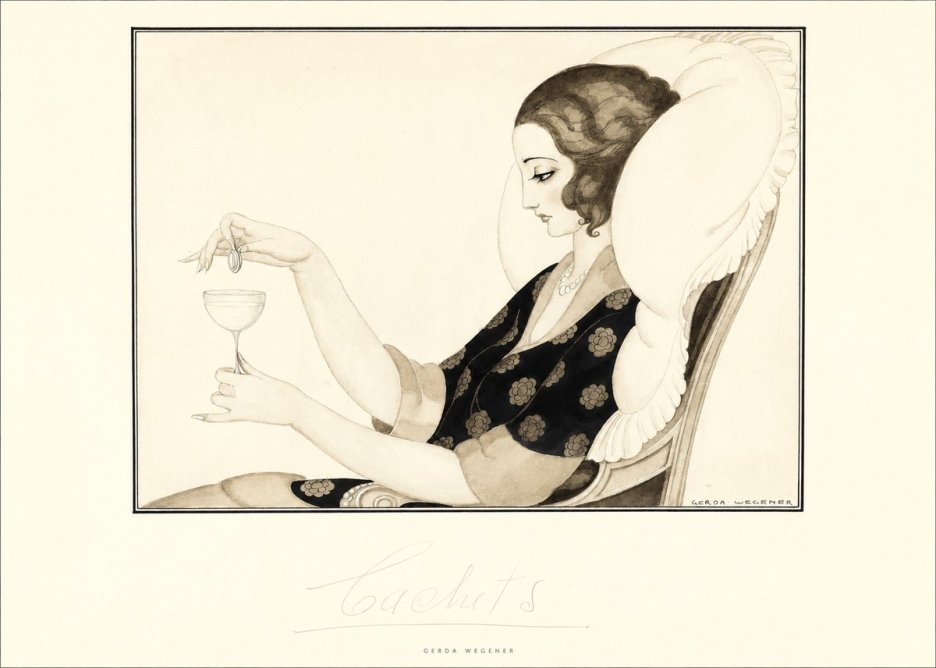 Gerda Wegener Cachets No5 - Plakát