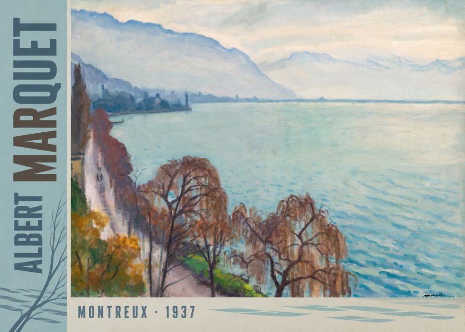 Albert Marquet Montreux No2 - Plakát